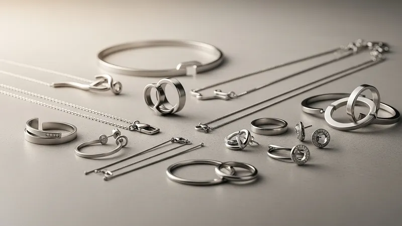 La beauté des bijoux en acier inoxydable