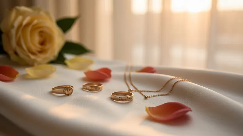 L'importance des bijoux personnalisés dans un mariage