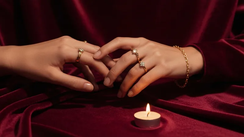 L'amour à travers les bijoux assortis